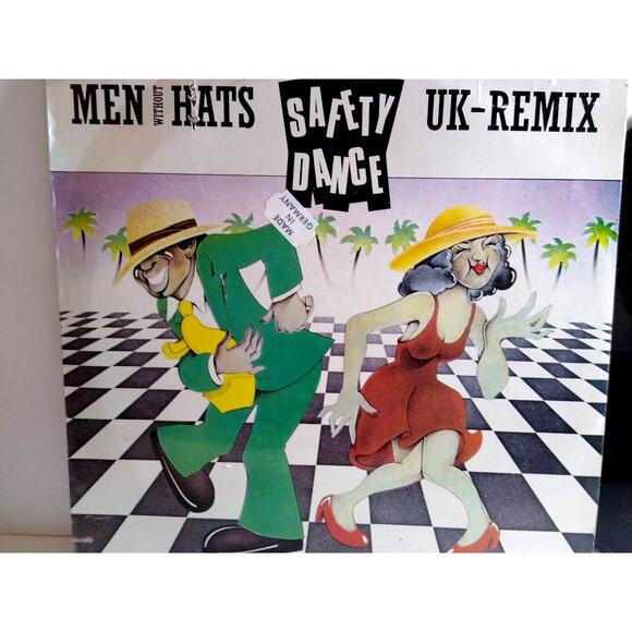 Men Without Hats The Safety Dance UK Remix 12" EP Vinyl Record Synth-Pop German - Picture 2 of 6